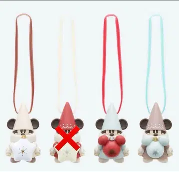 디즈니 크리스마스 릴린린 가챠 캡슐 토이