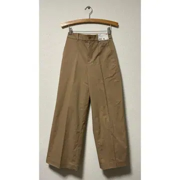[ 미사용 ] 와이드 치노 팬츠 S UNIQLO 베이지