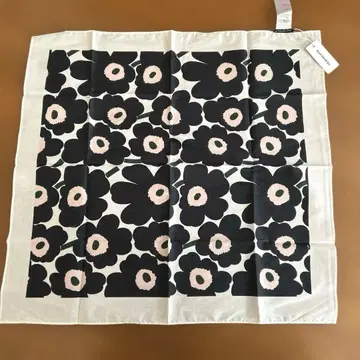 marimekko 꽃무늬 손수건 스카프 보자 기 모노톤