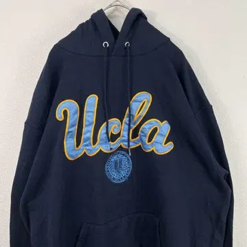 USA 구제 의류 챔피온 champion UCLA 칼리지 자수 후드티