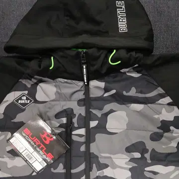 바틀 3220 77. 그레이 카모 XXL 히터 후디 자켓