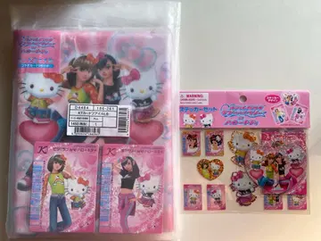 오샤레 마녀 러브 and 베리 카드 파일 & 스티커 키티 콜라보