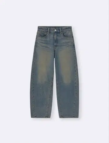 GU 배럴 레그 청바지 L 사이즈