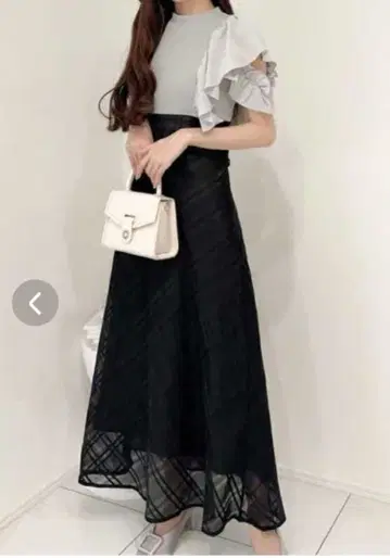 그레이 디자인 맥시 도킹 원피스 리메이크품