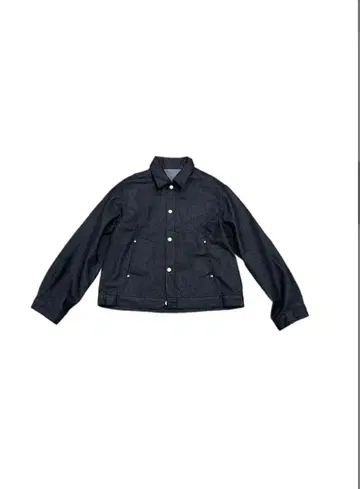 Chikashitsu + design denim short jacket