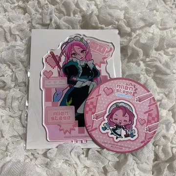 에이리언 스테이지 애니메이트 카페 아크릴 스탠드 미지 특전 코스터 포함