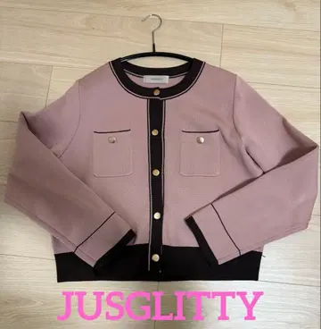 JUSGLITTY 앙상블 가디건, 니트