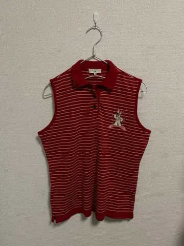 M U SPORTS 슬리브리스 피케 셔츠 42