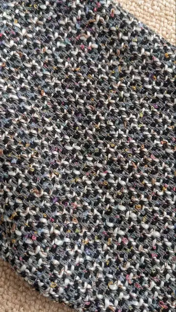 트위드 긴팔 니트 as know as plus 미사용 새상품