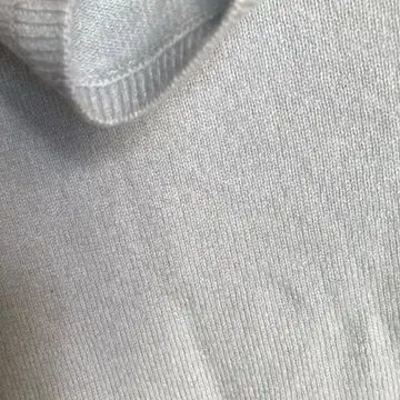 캐시미어 100% 터틀넥 긴팔 스카이블루 M(L)