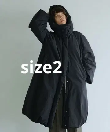 CLANE BALLOON HOODIE LONG DOWN COAT