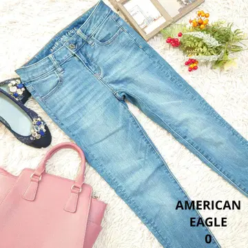 AMERICAN EAGLE 청바지 (XS) 인디고 블루/스트레이트