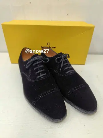 존 롭 필립 2 블랙 스웨이드 정품 슈트리 포함