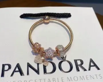 [ 새상품급 ] Pandora 로즈 골드 팔찌