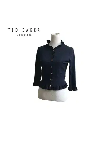 TED BAKER 테드베이커 프릴 긴팔 버튼 가디건