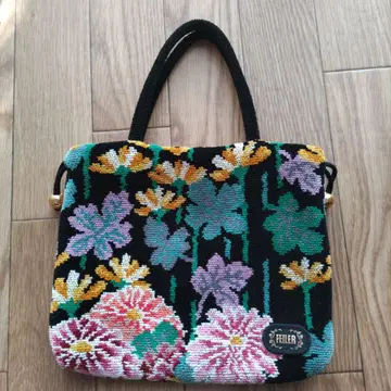 미사용 새상품 FEILER 페이러 복조리백 지베르니 모네 레어