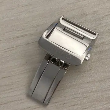 미사용 새상품 세이코 정품 버클 실버 19mm