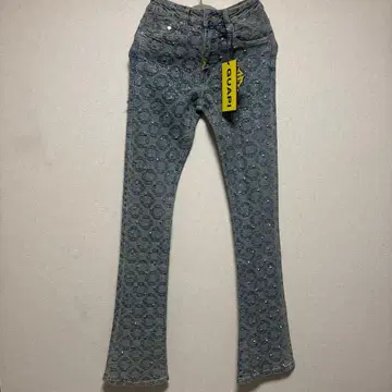 GUAPI 플레어 데님 28사이즈 라이트 스톤