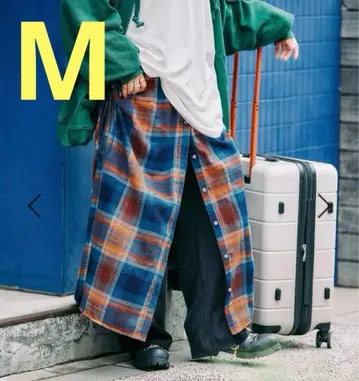 니코앤드 [be with M] MisayoWAY 체크 스커트 네이비 M