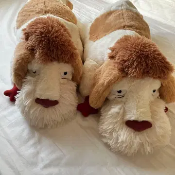 지브리 파크 힌 봉제 인형 2마리