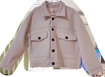 베이지 맨투맨 자켓