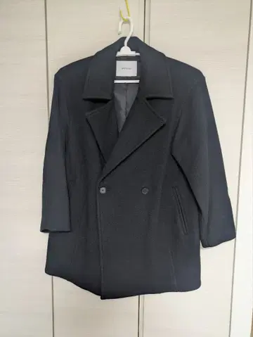 SHIPS 블랙 울 피코트