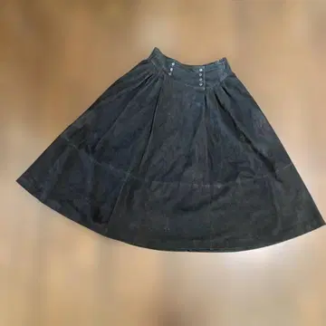 양가죽 스커트 플레어 시프 9호 MISS Takao 레트로 가죽