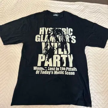 HYSTERIC GLAMOUR 블랙 T셔츠