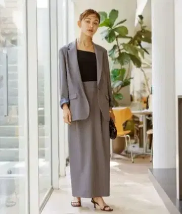 Rougevif 셋업 스커트 수트