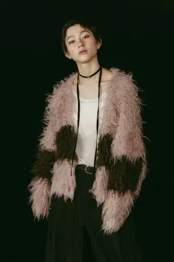 Knuth Marf 크누스머프 shaggy cardigan 미사용 새상품