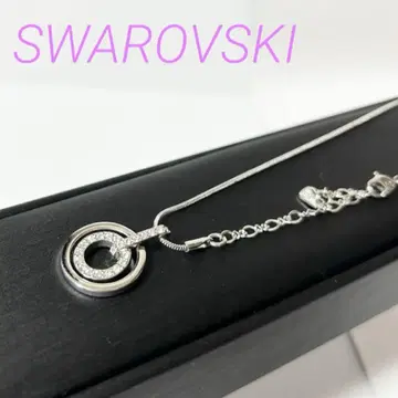 새상품급 SWAROVSKI 스와로브스키 반지 큐빅 목걸이
