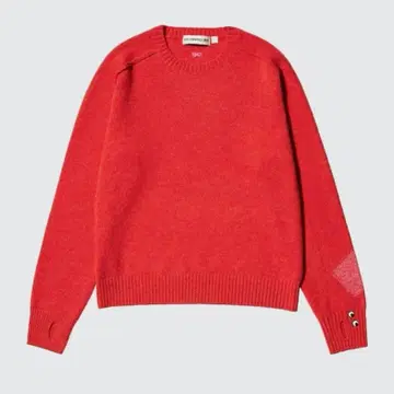 아냐 힌드마치 캐시미어 크루넥 스웨터 XL 레드