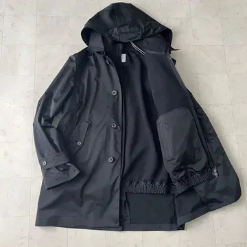 거의 미사용 매킨토시 철학 울 라이너 나일론 코트