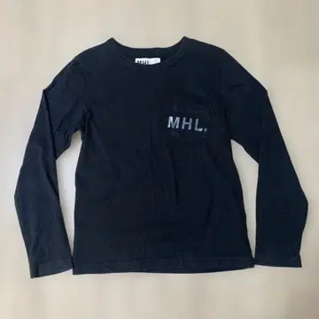 MHL. 블랙 긴팔 T셔츠 II