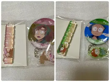 닌타마 란타로 이사쿠 란타로 캔뱃지 키링