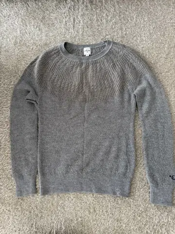 캘러웨이 셀렉트 그레이 M 크루넥 스웨터