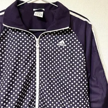 레어 아디다스 트랙 자켓 저지 도트 y2k 도트