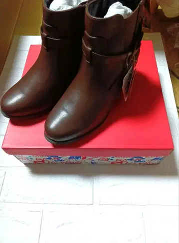 미사용 ELLE PLANETE 숏부츠 브라운 가을/겨울 여성용