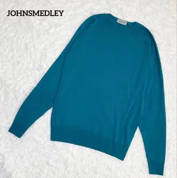 [새상품급] 존스메들리 긴팔 니트 얇은 소재 울 100% 크루넥 M
