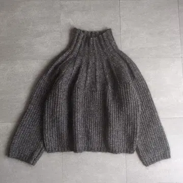 이에나 IENA 보틀넥 니트 메탈릭 라메 스웨터 모헤어