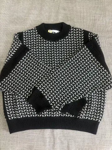 YASHIKI 신세츠 니트 (블랙)