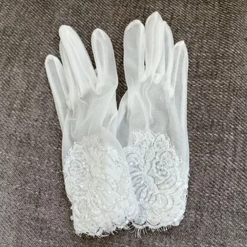 화이트 쉬폰 웨딩 그로브