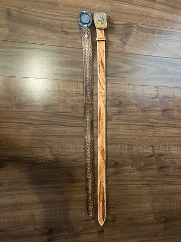 SISKIYOU 버클 빈티지 벨트 2개