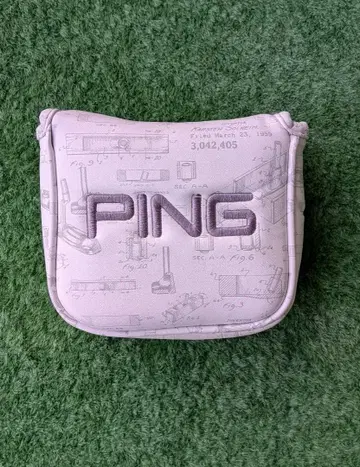 PING 퍼터용 골프헤드커버 화이트