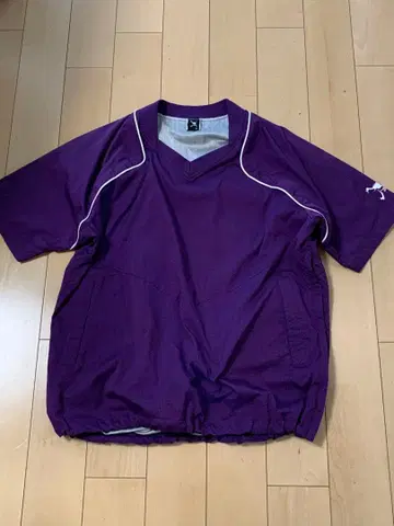 오클리 퍼플 V넥 자켓 L