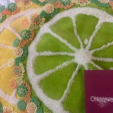 친자와 레이스 타월 손수건 시트러스 2개 세트