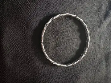 빈티지 실버 925 디자인 뱅글 팔찌 여성용