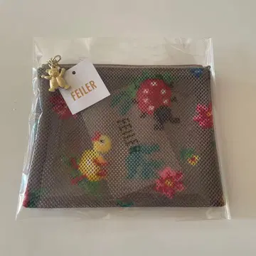 좋은 패턴 페이러 하이디 메쉬 파우치 베이지 S