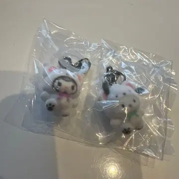 산리오 메지루시 액세서리 포근포근 스노우 쿠로미 포차코