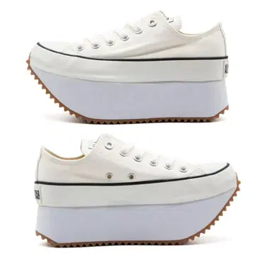 새상품 ALL STAR 화이트 플랫폼 스니커즈